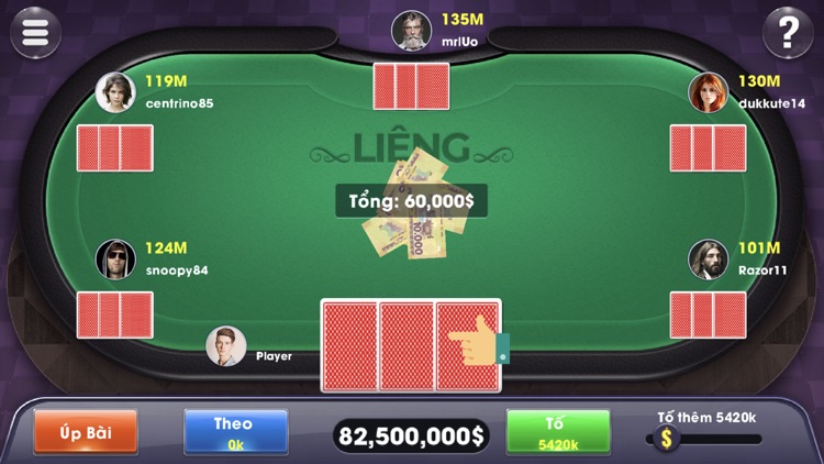 Thực hiện chơi Liêng