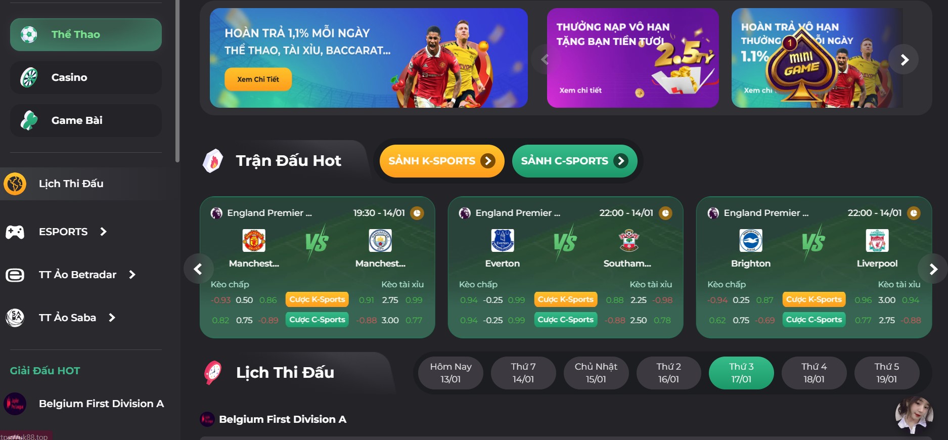 Nhà cái UK88 hấp dẫn và uy tín hiện nay