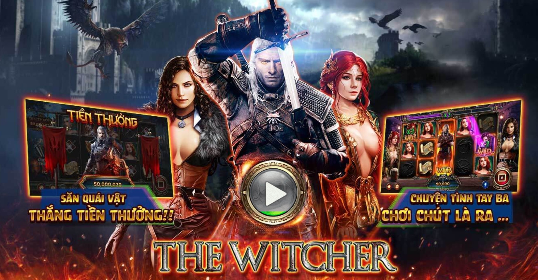 Ưu điểm của game nổ hũ The Witcher ở UK88 