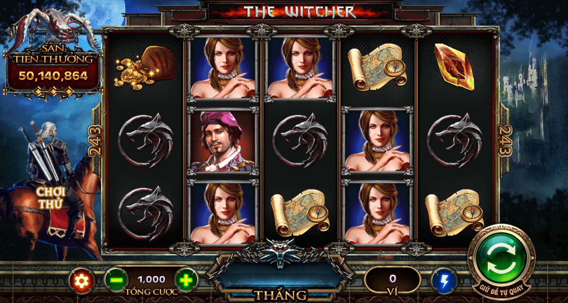 Kinh nghiệm tham gia chơi game nổ hũ The Witcher tại UK88 