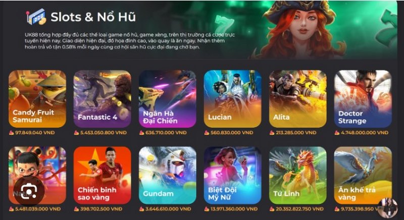 game Nổ hũ UK88