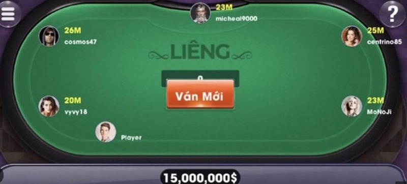 chơi Liêng trên bàn cược đông người của UK88